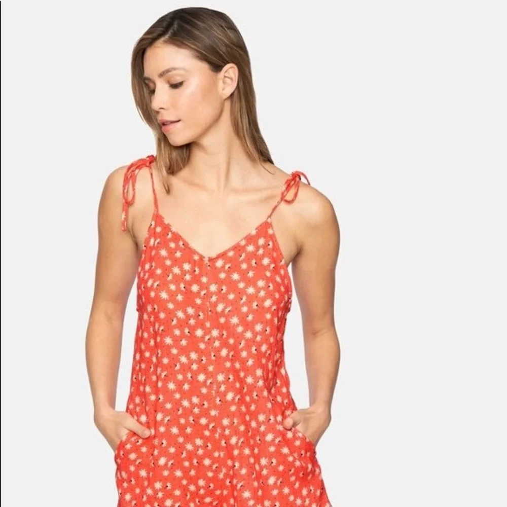 🔆HURLEY🔆 RLY NATURALS TIE STRAP ROMPER - Picture 6 of 14